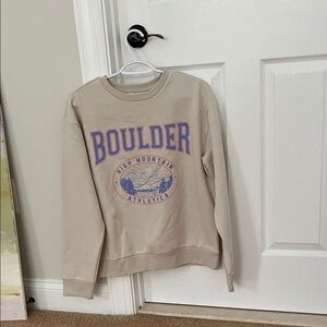 Boulder Kids Tan Sweatshirt